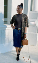 “Frankie” Denim Skirt- Indigo
