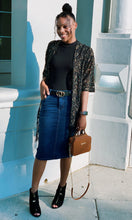 “Frankie” Denim Skirt- Indigo